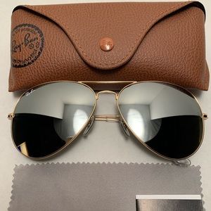 Ray-Ban Aviator Sunglasses RB3026 62-14mm 001/30
